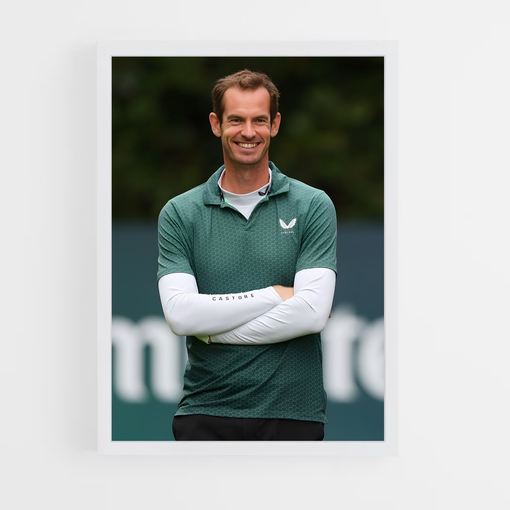 Poster Andy en Action – affiche Tennis (vue 3)